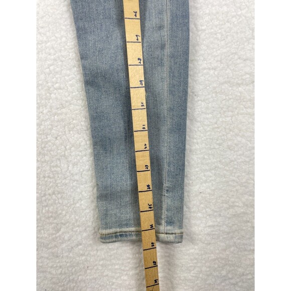 AllSaints Mast Skinny Jeans Women’s Blue Faded Low Rise Stretch Denim Casual 25W - Picture 5 of 13